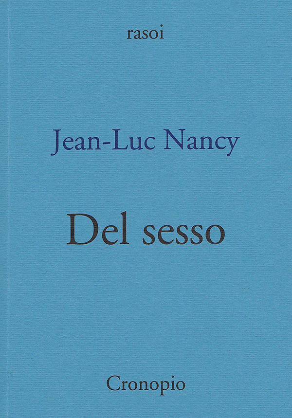 Jean-Luc Nancy, Del sesso